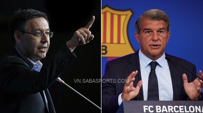 Bartomeu kịch liệt phản pháo lời chỉ trích từ Laporta