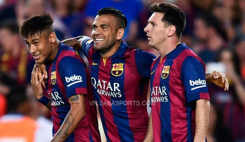 Alves từng là một phần quan trọng trong thời hoàng kim của Barca