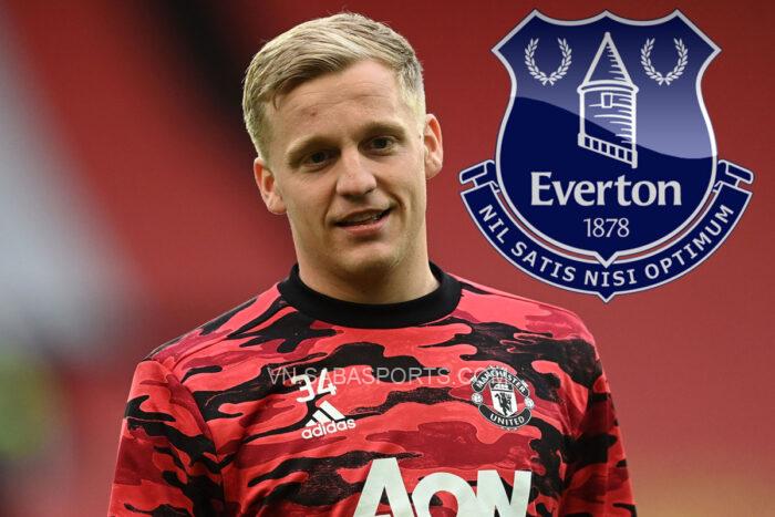 Everton đưa Van de Beek vào danh sách chuyển nhượng