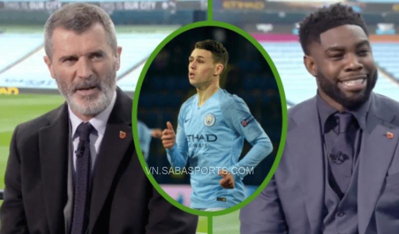 Roy Keane (trái) hoàn toàn bị thuyết phục bởi Foden