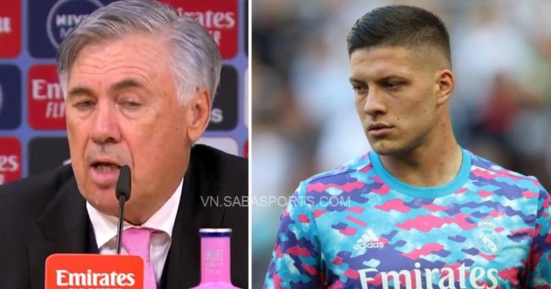 HLV Ancelotti nêu rõ lý do không dùng Jovic