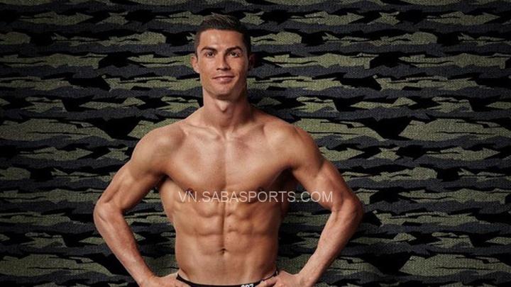 Hình thể của Ronaldo chưa hẳn khủng nhất giới cầu thủ xứ Bồ