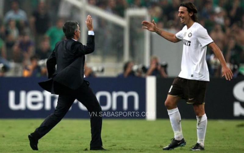 Mourinho và Ibra trở nên thất thiết sau khi cùng chinh chiến tại Inter