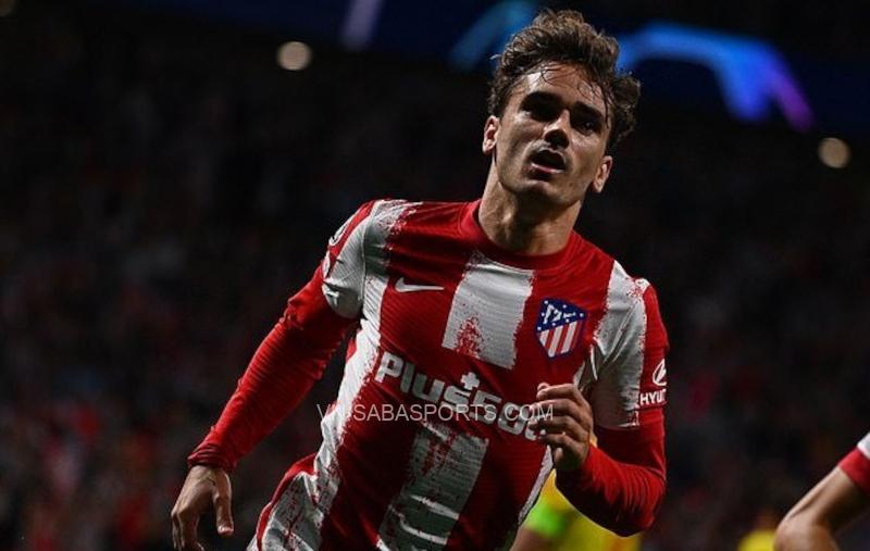 Griezmann hoàn thành cú đúp gỡ hòa cho Atletico ngay trong hiệp 1