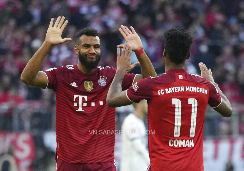 Coman và Choupo-Moting lập công cho Bayern sau khi được tung vào sân