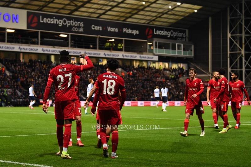 Liverpool thắng dễ nhược tiểu Preston để ghi tên mình vào tứ kết