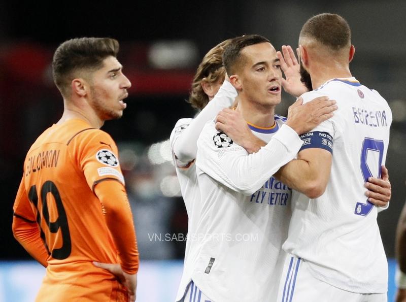 Real Madrid kết thúc hiệp 1 với lợi thế tối thiểu