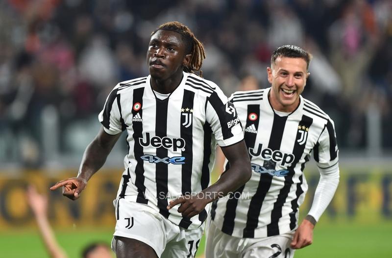 Moise Kean sắm vai người hùng trong chiến thắng trước Roma ở vòng 8