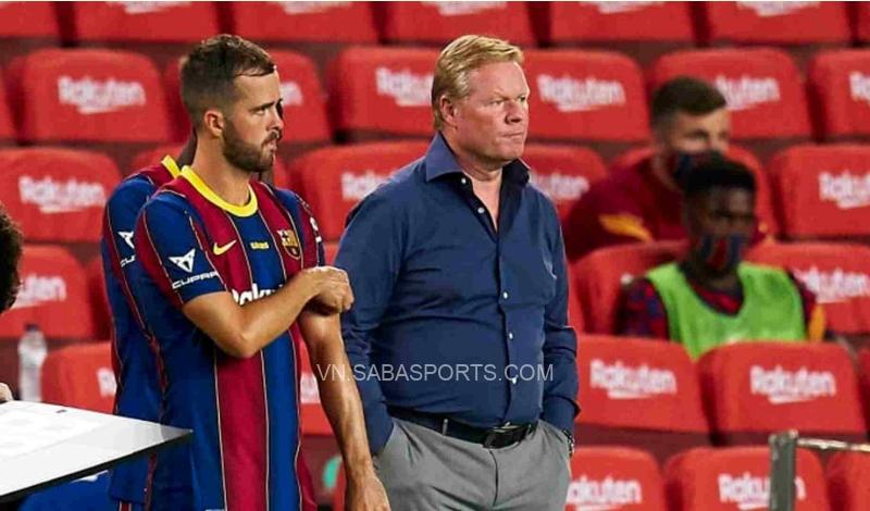 Pjanic không được Koeman trọng dụng