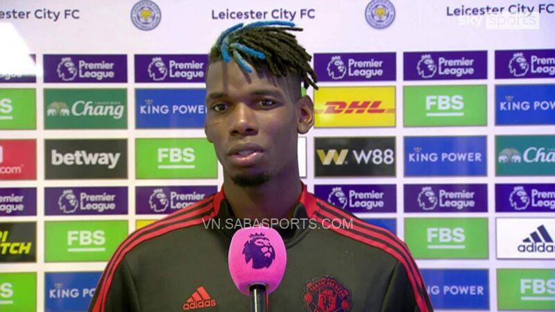 Pogba là một trong những cầu thủ chơi không tốt ở trận đấu này