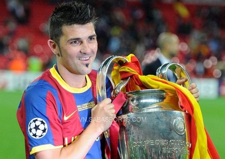 David Villa đã hoàn thành giấc mơ C1 tại Barca