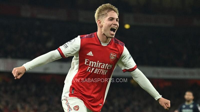 Smith Rowe là một trong những gương mặt nổi bật nhất bên phía đội khách