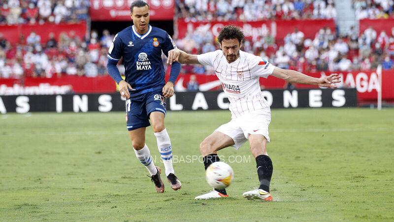 Espanyol nhận thất bại 2-0 trước Sevilla ở trận đấu trước dù chơi hơn người