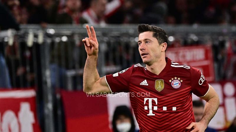 Lewandowski đang dẫn đầu danh sách Vua phá lưới với 8 bàn