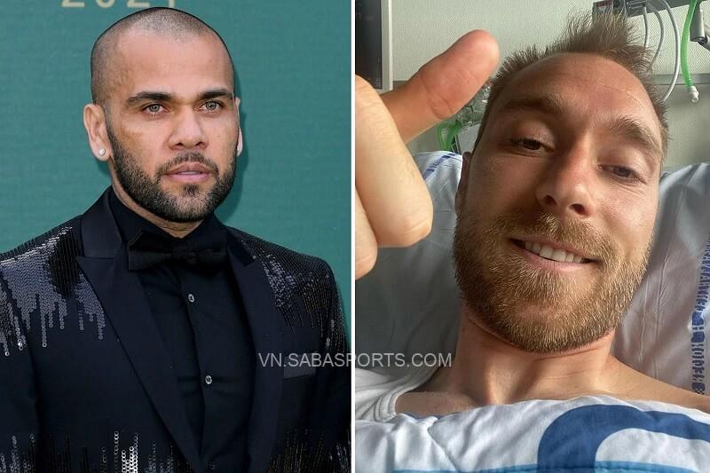 Alves nhắc tới Eriksen. 