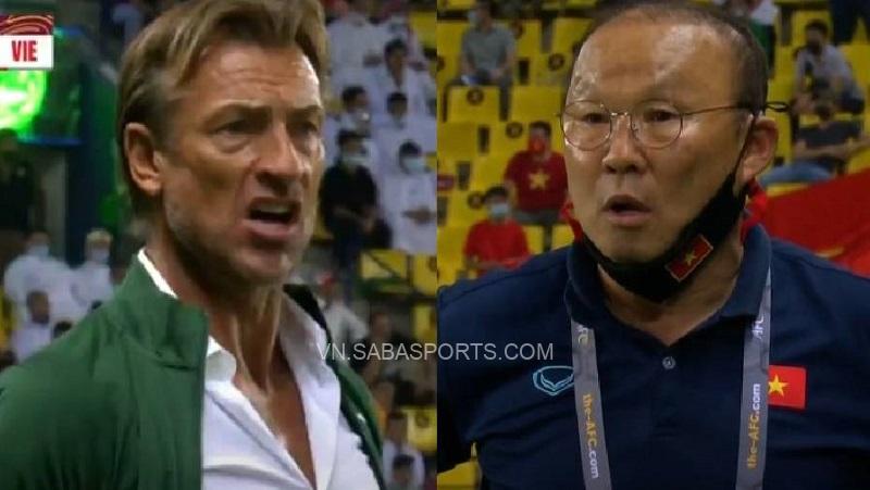 HLV Herve Renard và thầy Park từng tranh cãi gay gắt ở lượt đi