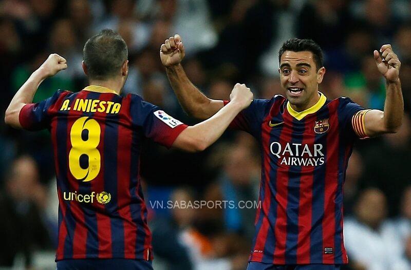 Iniesta tin tưởng Xavi. (Ảnh: Barca Blaugranes)