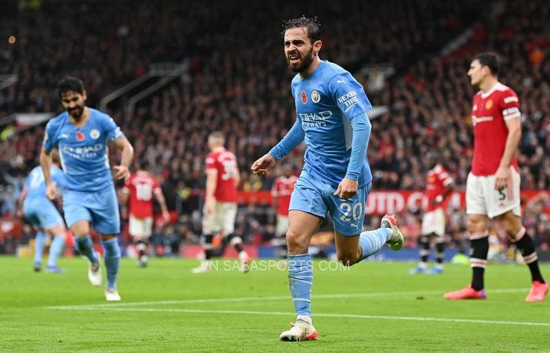 Cả 3 bàn thắng của Bernardo Silva ghi vào lưới Man United đều diễn ra tại Old Trafford