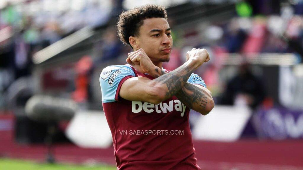 Lingard từng thi đấu thăng hoa trong màu áo West Ham