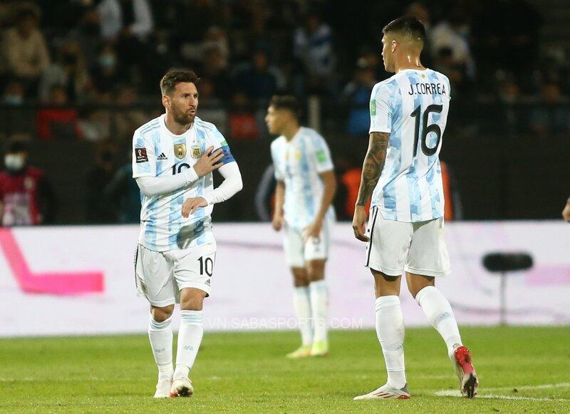 Lionel Messi có vào sân ở hiệp 2 nhưng không để lại nhiều dấu ấn