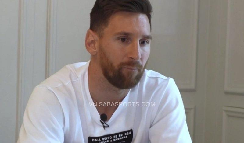 Messi trong buổi phỏng vấn mới đây