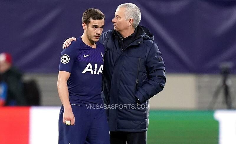 Mourinho đánh giá cao tài năng của Winks. (Ảnh: Football.London)