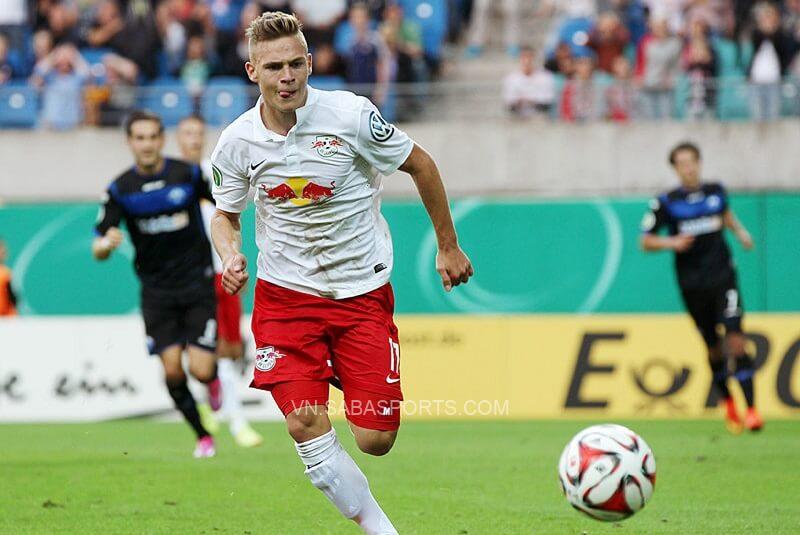 Kimmich thời còn đá cho Leipzig.