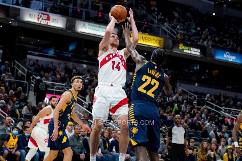 Pacers thua Raptors 94-97