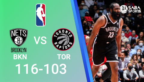 Raptors vs Nets - NBA 2021/22