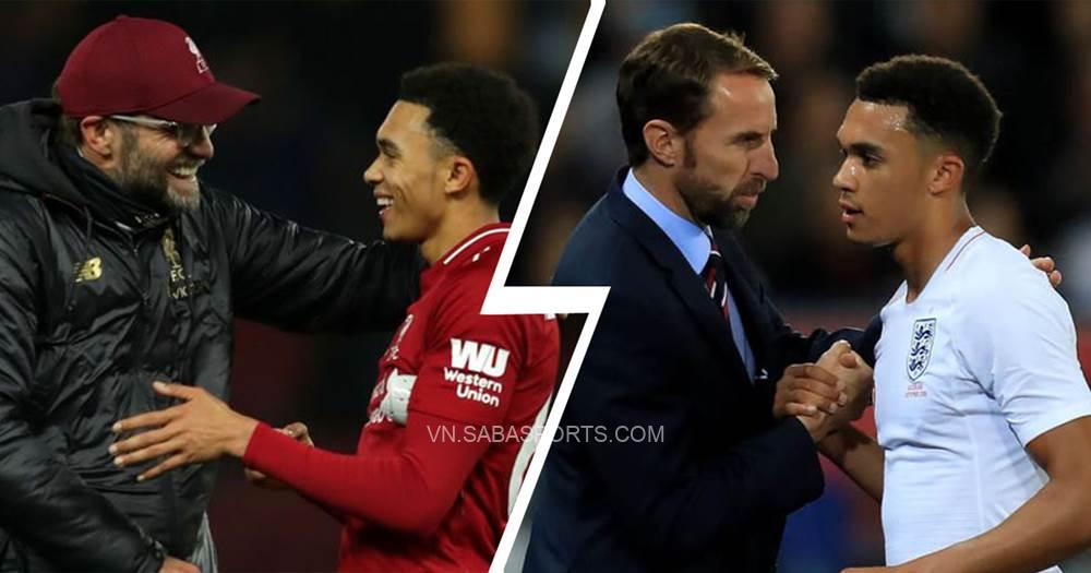 Trò cưng Arnold của Klopp lại không được Southgate trọng dụng 