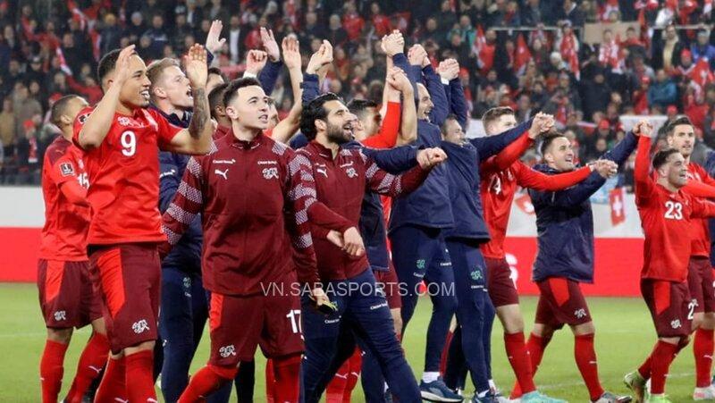 Vùi dập Bulgaria, Thụy Sỹ tưng bừng đi thẳng đến World Cup 2022