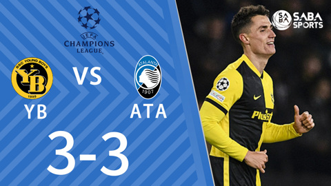 Young Boys vs Atalanta - bảng F cúp C1 châu Âu 2021/22