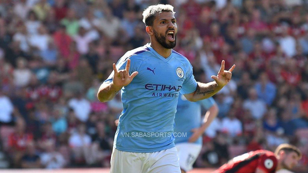 Tên tuổi Aguero được khẳng định trong màu áo Man City