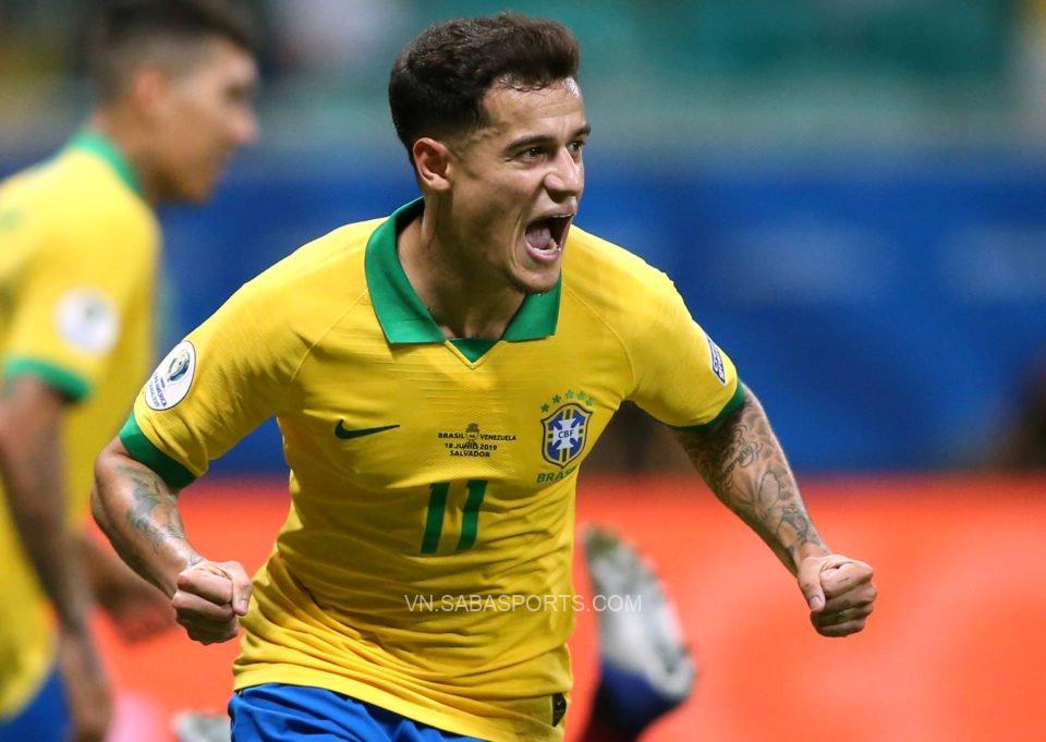 Coutinho sẽ có nhiều dịp để trình diễn tại ĐT Brazil trong thời gian tới