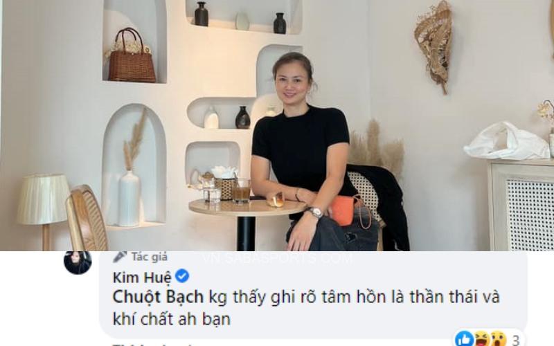 Kim Huệ đáp lại rất gắt trước một bình luận chọc ghẹo