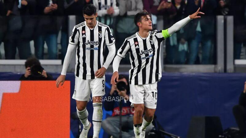 Đội khách có sự trở lại của Morata và Dybala sau khi vắng mặt ở lượt đi