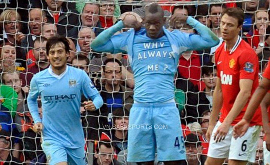 Pha ăn mừng kinh điển của Balotelli