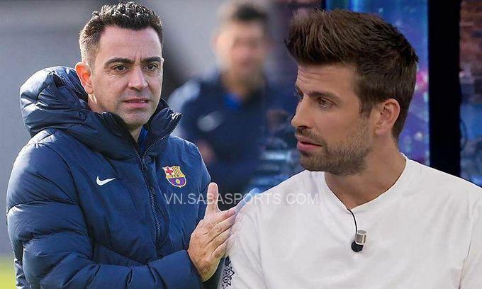 Xavi đã chấn chỉnh đồng đội cũ là Pique ngay sau khi trở thành HLV Barca