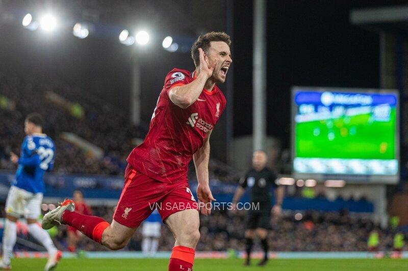 Diogo Jota khép lại chiến thắng đậm nhất tại Goodison Park của Liverpool sau 39 năm