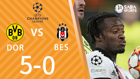 Dortmund vs Besiktas - bảng C cúp C1 châu Âu 2021/22