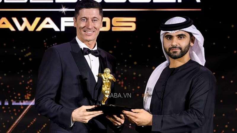 Lewandowski lại về nhì, Mbappe nâng cao danh hiệu tại Globe Soccer Awards 2021