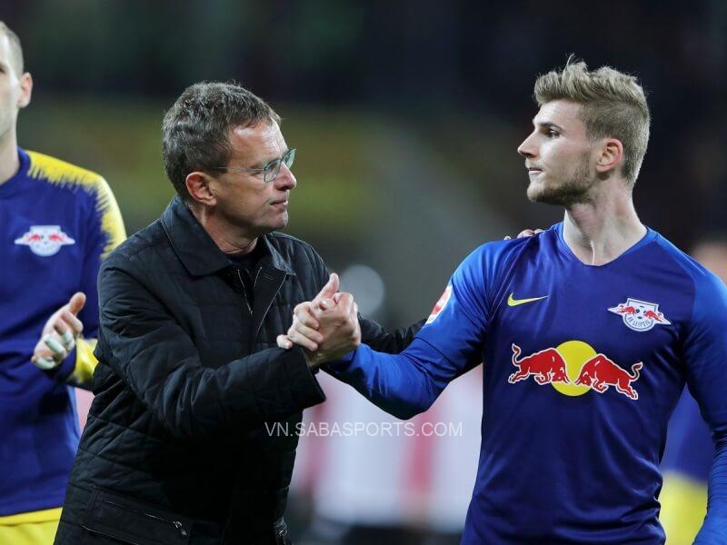 Rangnick có quãng thời gian ngắn huấn luyện Werner