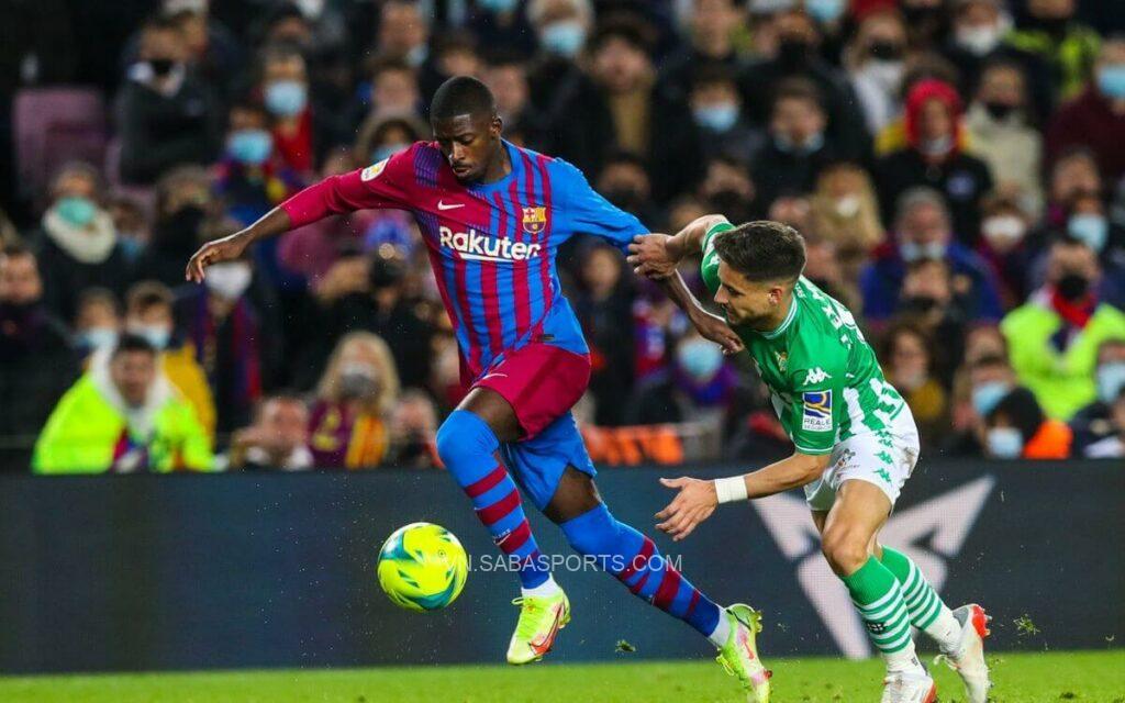 Barca bất lực trước Betis. 