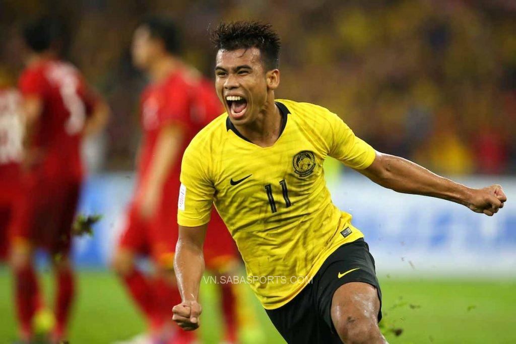 Safawi Rasid từng ghi bàn vào lưới ĐT Việt Nam ở AFF Cup 2018