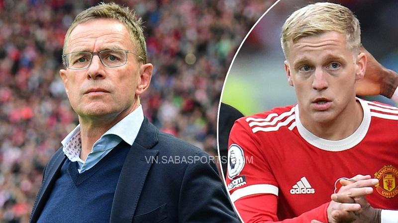 Van de Beek sẽ được Ralf Rangnick cho ra sân ngay từ đầu vào rạng sáng mai