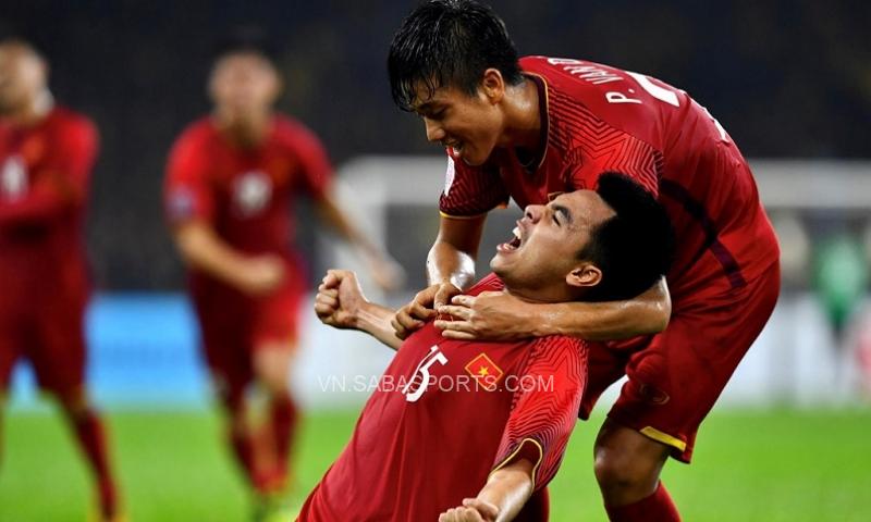 Đức Huy từng ghi bàn ở chung kết lượt đi AFF Cup 2018 (Ảnh: Zing)