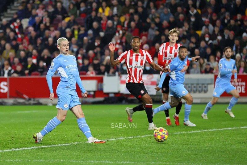 Man City có bàn thắng ngay trong pha tấn công sắc nét đầu tiên 