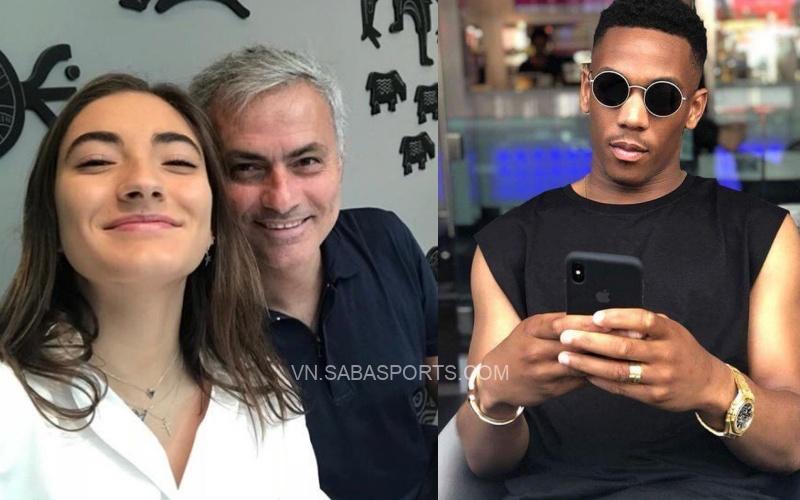 Martial bị Mourinho dạy một bài học khi hành xử không đúng mực với con gái ông