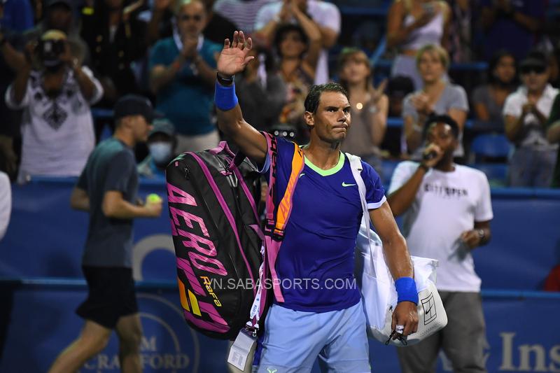 Nadal đã phải rời Citi Open 2021 với một chấn thương bàn chân