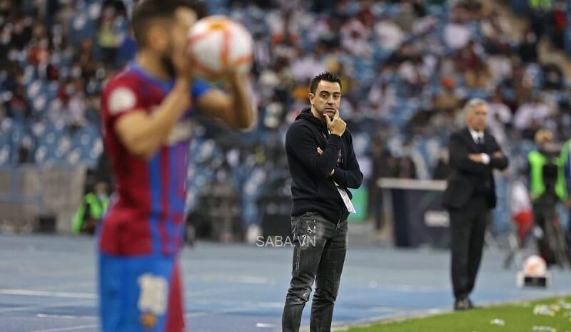 Xavi hài lòng với lối chơi của Blaugrana. (Ảnh: Twitter)